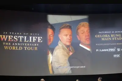 Westlife Gelar Konser Stadion Perdana di Indonesia Januari 2027