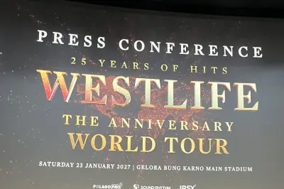 Westlife Kembali ke Jakarta Konser 25 Tahun di GBK Januari 2027