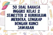 50 Soal Bahasa Inggris Kelas 2 Semester 2 Kurikulum Merdeka Lengkap