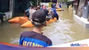 Banjir 1,4 Meter di Cipondoh Tangerang, 60 Keluarga Mengungsi