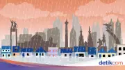 Banjir Jakarta: 17 RT dan Satu Ruas Jalan Masih Tergenang, Air Capai 120 cm