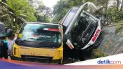 Bus ke Kampung Rambutan Kecelakaan di Cianjur, 20 Penumpang Luka
