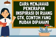 Cara Mudah Menjawab Penerapan Inspirasi di Ruang GTK