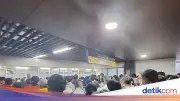 Gangguan KRL Green Line Akibat Petir, Peron Tanah Abang Ditutup