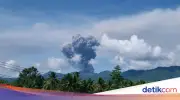 Gunung Dukono Meletus Dua Kali Pagi Ini, Abu Capai 2.700 Meter