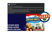 Hoaks Token Listrik Gratis Rp 250.000 dari PLN, Ini Faktanya