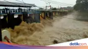 Hujan Deras di Puncak Bogor, Bendung Katulampa Siaga 3