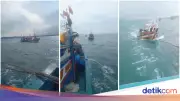 Kapal Nelayan Ditabrak Kargo di Lampung, Satu ABK Hilang