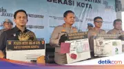 Maling Motor di Bekasi Modus Tuduh Korban Pemukulan Ditangkap