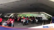 May Day 2026, Massa Buruh dan Ojol Konvoi Motor ke Monas