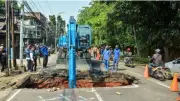 Pemkot Jaksel Kucurkan Rp380 Juta untuk Perbaikan Saluran Amblas di Lenteng Agung