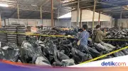 Polda Metro Bongkar Gudang Ribuan Motor Hasil Kejahatan di Jaksel