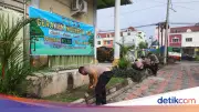 Polda Sumsel Bersihkan Tempat Ibadah di Prabumulih Dukung Gerakan Indonesia Asri