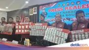 Polresta Bogor Ungkap 82 Kasus Narkoba, Amankan 65 Tersangka