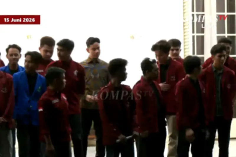 15 Mahasiswa Temui Gibran di Istana Wapres, Bahas Aspirasi Nasional