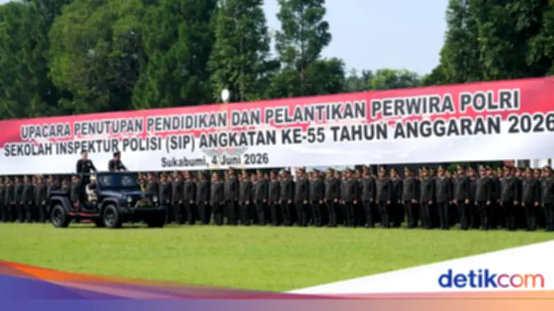 1.848 Perwira Baru Polri Dilantik, Perkuat Pelayanan di Polres dan Polda