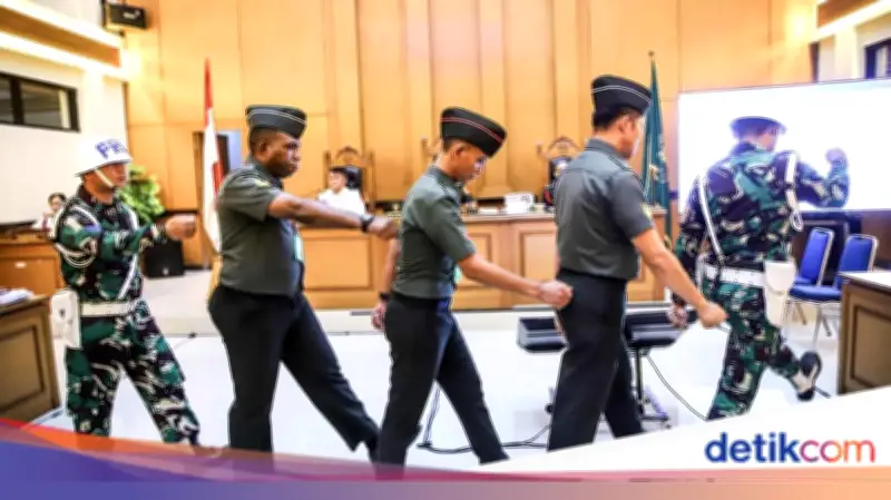 2 Terdakwa Pembunuh Kacab Bank Dipecat dari TNI, Wajib Bayar Restitusi Rp1,2 M