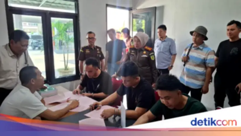 Berkas Lengkap, Empat Tersangka Sabu 30 Kg Dilimpahkan ke Kejari Banyuasin