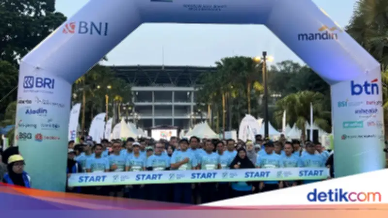 BPJS Kesehatan Gelar Fun Run di GBK, Raffi Ahmad Ajak Hidup Sehat