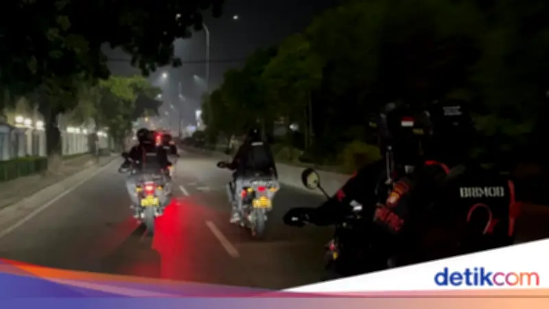 Brimob PMJ Bubarkan Balap Liar dan Tawuran di Jakarta-Bekasi