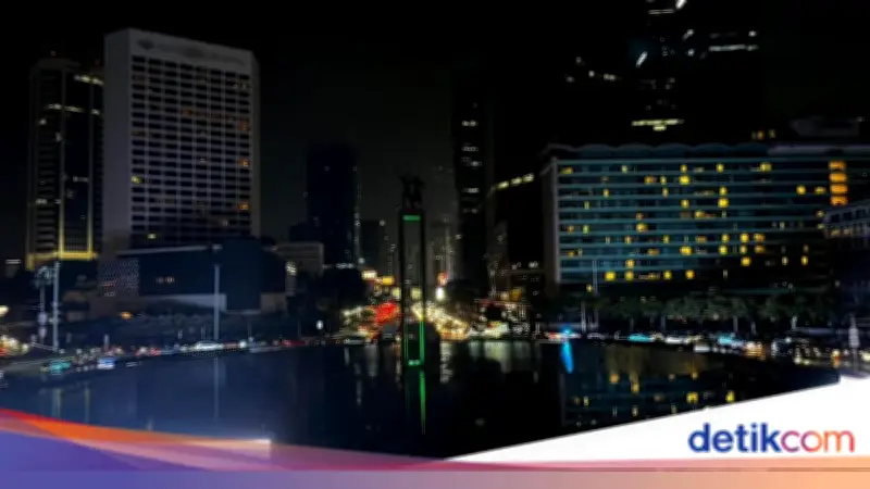 Bundaran HI Gelap Malam Ini, Lampu Dipadamkan 60 Menit untuk Hari Lingkungan Hidup