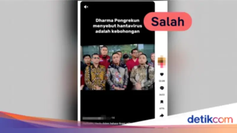 Cek Fakta: Hantavirus Asal Sungai Korea, Bukan Bahasa Ibrani
