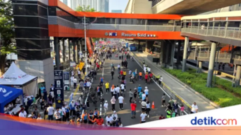 CFD Rasuna Said Kembali Digelar, Warga Antusias dan Pramono Anung Hadir