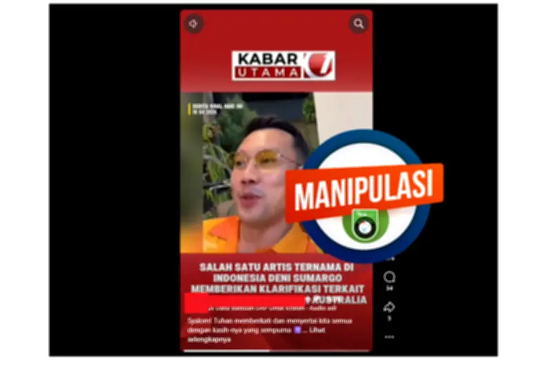 Denny Sumargo Jadi Korban Hoaks Dana Bantuan Australia untuk Kristen