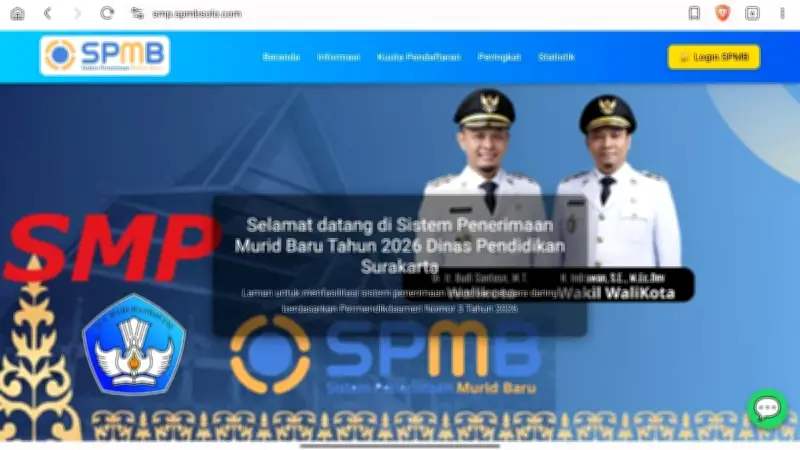 Disdik Solo Waspadai Situs Palsu SPMB, Gunakan Foto Wali Kota Riau