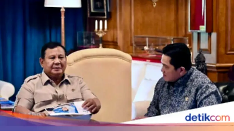 Erick Thohir Laporkan Program Prioritas Olahraga ke Presiden Prabowo