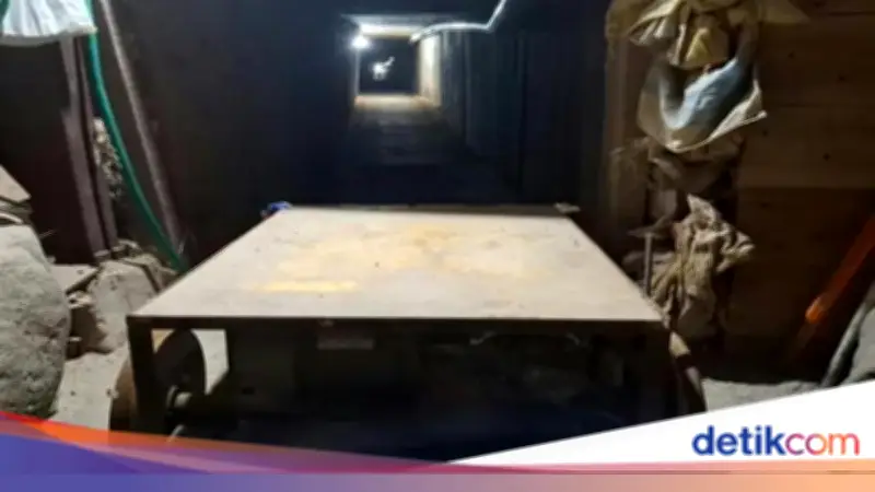 Geger! AS Temukan Terowongan Narkoba Canggih di Perbatasan Meksiko