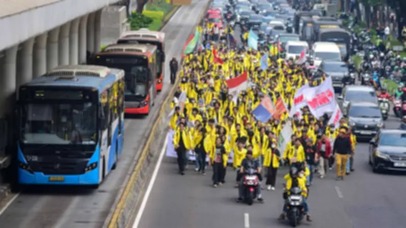Gelombang Aksi Mahasiswa di Berbagai Daerah Tuntut Perbaikan Ekonomi dan Kebijakan