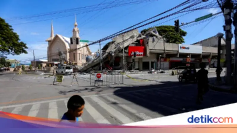 Gempa Filipina Tewaskan 37 Orang, 20.000 Warga Mengungsi