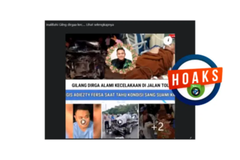 Gilang Dirga Kecelakaan di Tol? Ini Faktanya