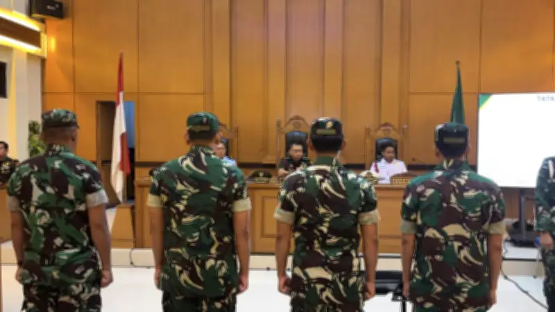 Hari Ini Vonis 4 TNI Penyiram Air Keras ke Andrie Yunus