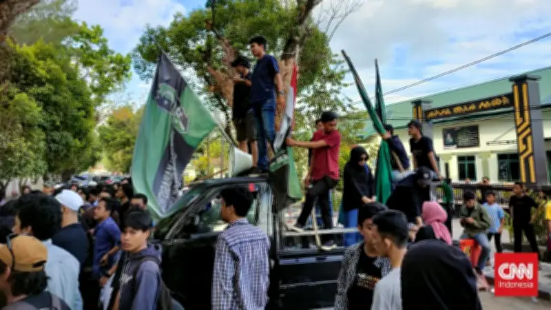 HMI Sulsel Demo di Makassar, Sorot Kinerja Pemerintahan dan Korupsi