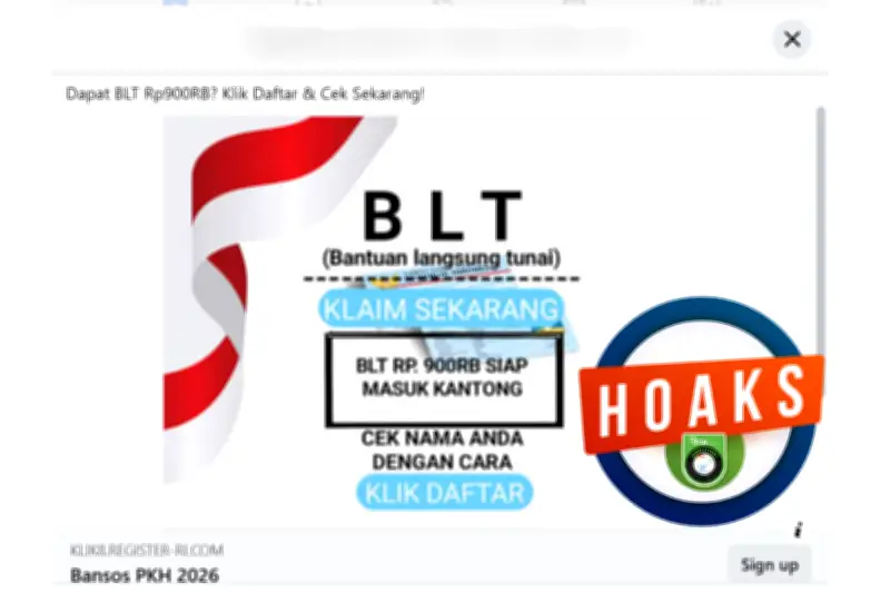 Hoaks Bansos PKH Rp 900.000, Kemensos: Itu Modus Phishing
