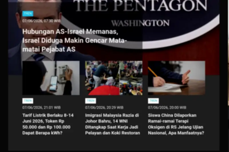 Hubungan AS-Israel Memanas, Spionase Makin Masif