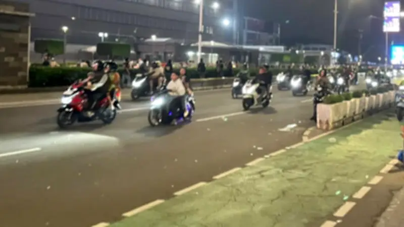 HUT Jakarta Usai, Jalan MH Thamrin Kembali Dibuka untuk Lalu Lintas