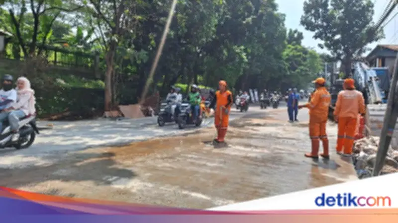 Jalan Lenteng Agung Jaksel Arah Depok Dibuka Bertahap, Lalin Lancar