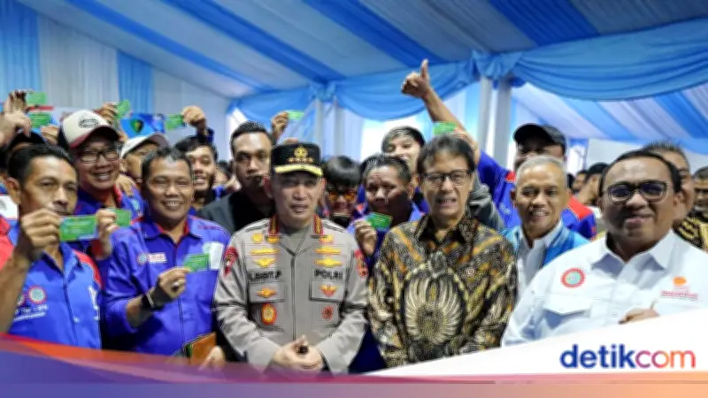 Kapolri Luncurkan Kartu Bhayangkara Prioritas Buruh, KSPSI Berterima Kasih