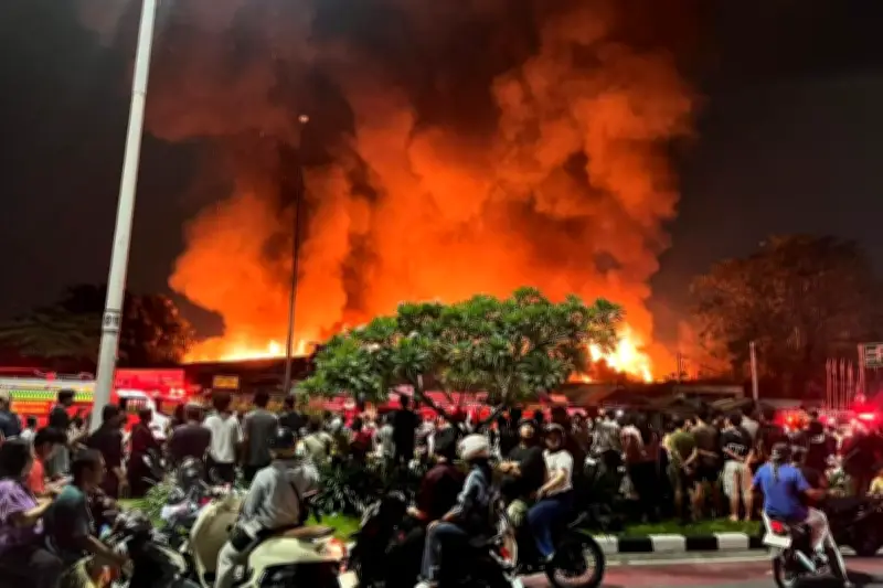 Kebakaran Pasar Jiung, Tiga Warga Luka dan Dirawat di RS