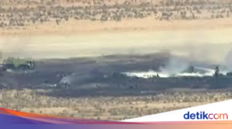Kecelakaan Pesawat B-52 di AS Tewaskan 8 Awak, Pesawat Hancur Total