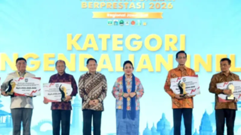 Kemendagri Beri Penghargaan Pemda Berprestasi Regional Jawa-Bali 2026