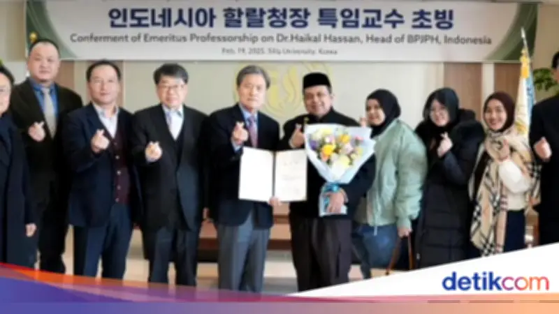 Kepala BPJPH Raih Gelar Profesor Kehormatan dari Silla University Korea Selatan