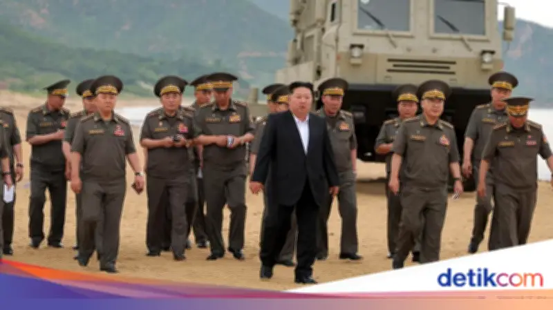 Kim Jong Un Pamer Kekuatan ke Korsel Lewat Uji Coba Rudal dan Artileri