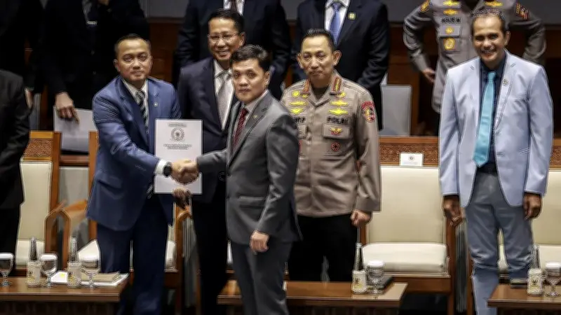 Koalisi Sipil Tolak Pengesahan Kilat RUU Polri di DPR