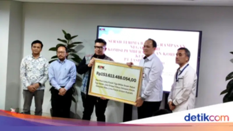 KPK Serahkan Rp 153 Miliar ke PT Taspen Hasil Rampasan Eks Dirut ANS Kosasih