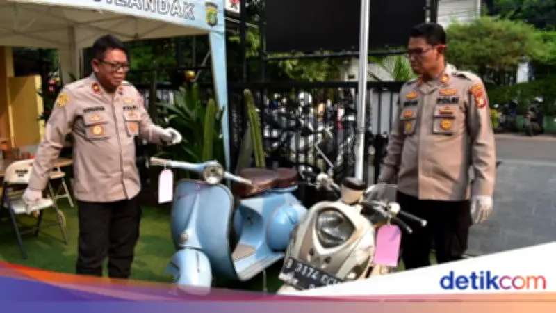 Kuli Bangunan Bobol Kafe di Cilandak, Curi Vespa Antik 1965