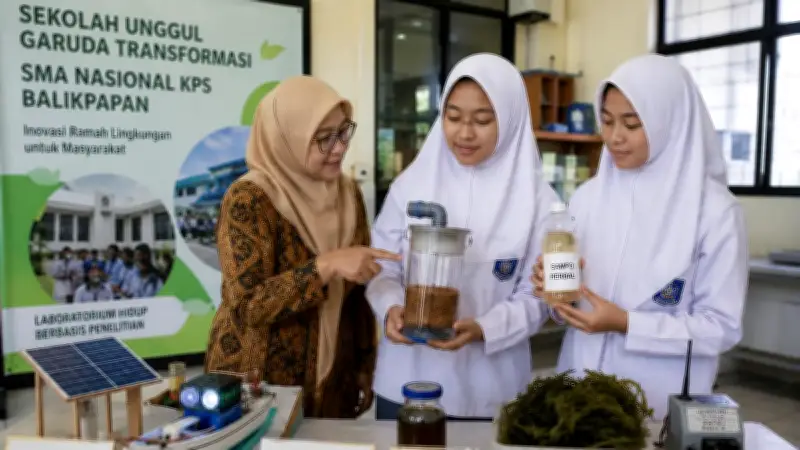 Laboratorium Hidup SMA Nasional KPS Balikpapan Hasilkan Inovasi Ramah Lingkungan